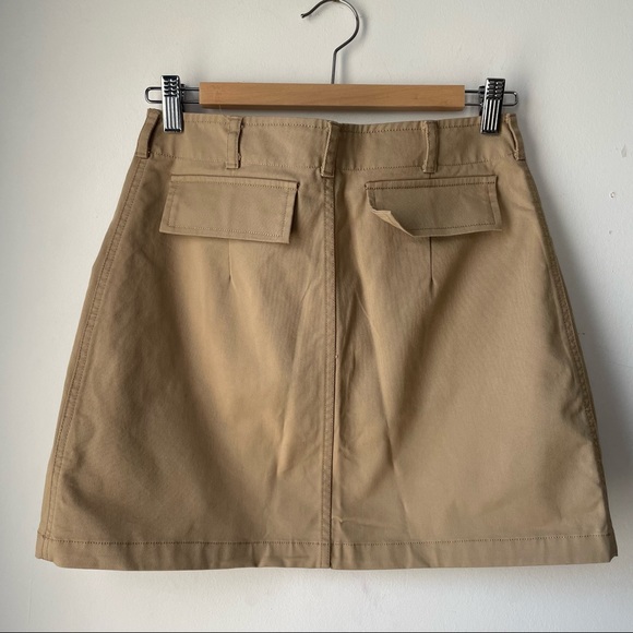 *sold depop* Zara beige utility mini skirt M - Picture 6 of 9